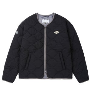 [익스프레스홀리데이] Wave 퀼팅 자켓_블랙