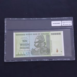 짐바브웨 2008년 10조달러지폐 1장 (완전 미사용) (지폐 일련번호는 랜덤으로 발송합니다) 10-7