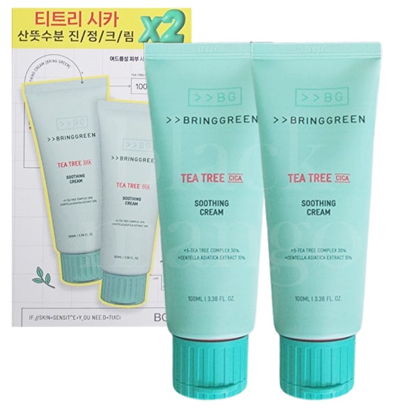 브링그린 티트리시카수딩크림플러스 100ml+100ml 더블기획