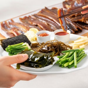 과메기 5마리 야채세트 포항 구룡포 손질