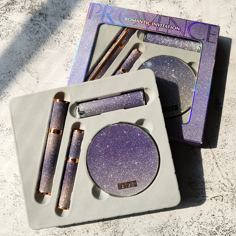 xixi 메이크업 4종 세트 립스틱 아이섀도 마스카라 풀세트