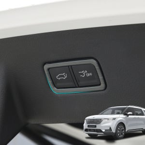 4세대 카니발 KA4 트렁크 패널 버튼 튜닝 드레스업 몰딩 헤어라인