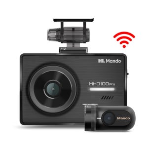 만도 2채널 블랙박스 MHD100 128G 무료장착 풀HD 초절전 와이파이 AS2년