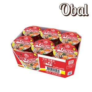 오뚜기 진라면컵65g 매운맛 x6개