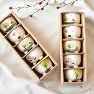 풍경 술잔 세트 홈술 홈파티 집들이선물