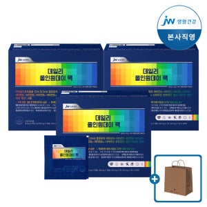 JW중외제약 데일리 올인원데이 팩 끌올팩 종합 비타민 영양제 2g 30포, 3개