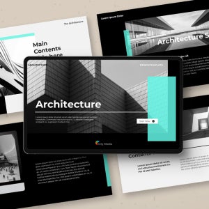 건축·건설 파워포인트 PPT 템플릿 (건축업, 건설업, 인테리어, 집, 건물, 부동산, 비즈니스, 모던)