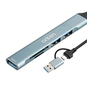 멀티 C타입 USB허브 3.0 2.0 TF 마이크로 SD카드리더기 겸용 확장 분배기 노트북 데스크탑 PC용