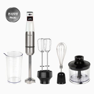 [장비빨세트] 엔유씨 핸드블렌더 HANDY1000 풀패키지 (더블거품기 구성)