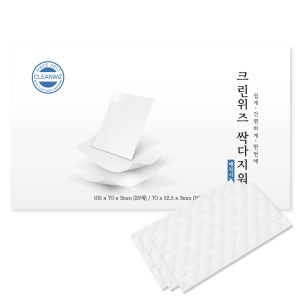 크린위즈 싹다지워 매직시트 블럭 대형 중형 주방 욕실 찌든때제거 75P, 3세트