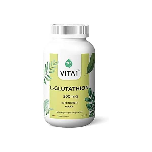VITA 1 독일배송 L-Glutathione 500 mg 90 캡슐 비건 채식