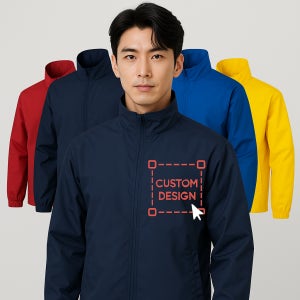단체 바람막이 주문제작 잠바 커스텀 인쇄