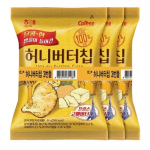 해태 허니버터칩 44g x 3묶음