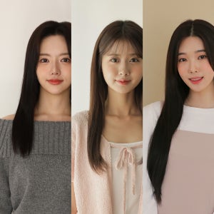 인모 헤어피스 똑딱이 붙임머리 부분 가발 7피스