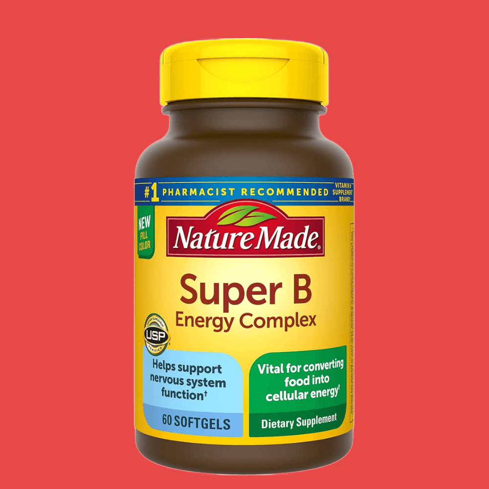 Nature Made SuperB <b>비타민B</b> 6 12 엽산 60소프트젤