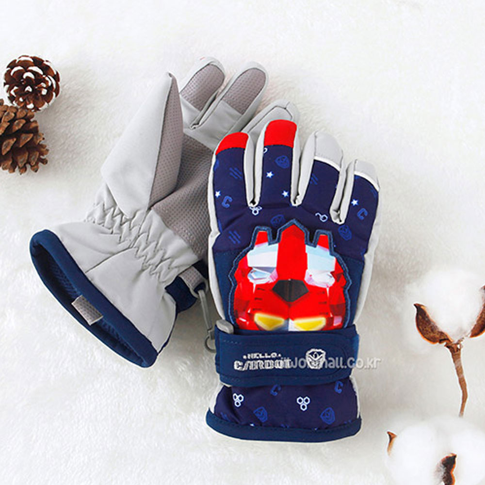 헬로카봇 유아스키장갑 방수 패딩 키즈 주니어 겨울 하이퍼페이스