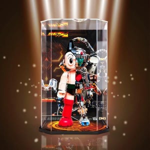 레고 아스트로보이 아톰 레고 86203 육각형 아크릴 디스플레이 케이스 장식장