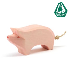 발도르프 교구 오스타이머 원목 장난감 블럭 아기 돼지 10904