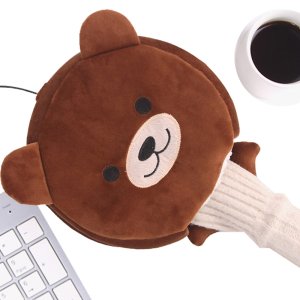 USB 온열 마우스패드 쿠션 책상 손목핫팩 캐릭터 발열 손난로