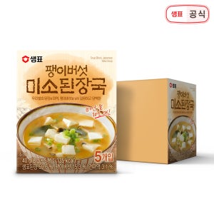 샘표 팽이버섯 미소된장국 40g 12개