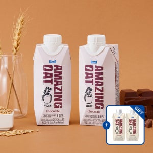 [7/27 순차출고] 어메이징 오트 초콜릿 330ml 12팩 [+2팩 추가 증정]