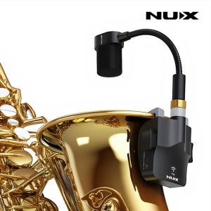 NUX B6 색소폰 무선 핀 마이크 / 충전식 송수신기