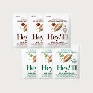 헤이밀 교자만두 350gx6팩 (갈비 청양고추 만두 각3팩)