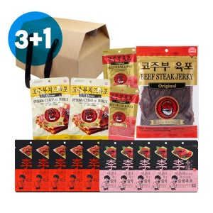 [4세트] 코주부 육포 실속 15종 세트 [584g]