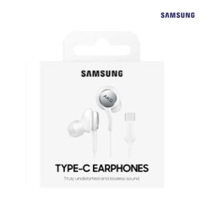 삼성 정품 AKG C타입 유선 게이밍 이어폰 인이어 이어셋 EO-IC100B 화이트