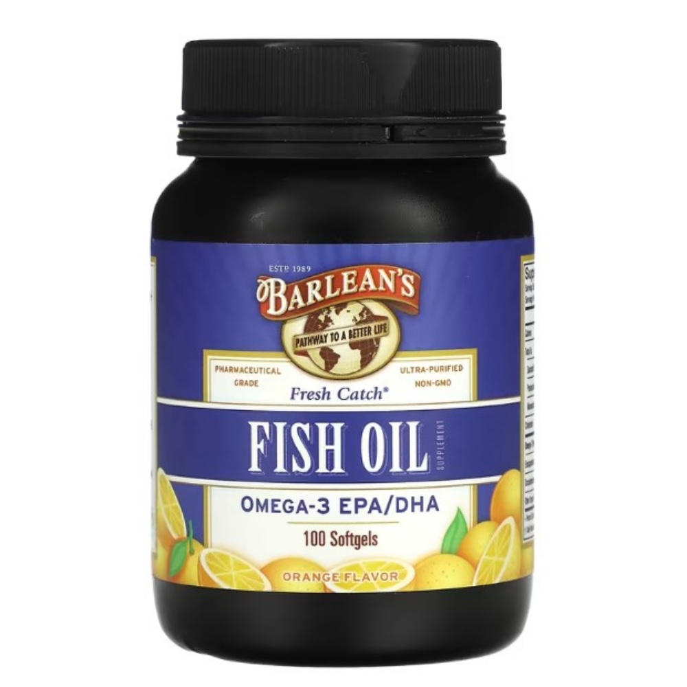 발린스 x <b>프레쉬 캐치 피쉬오일</b> 오렌지맛 100정