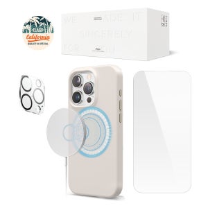 엘라고 아이폰 15 프로 맥스 맥세이프 실리콘 풀패키지 3종