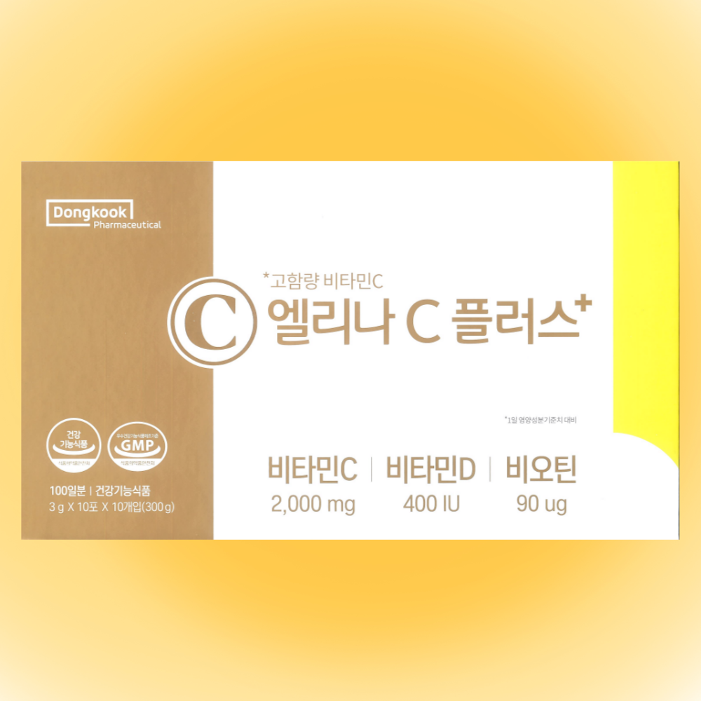동국제약 엘리나C 플러스 100포 고함량 비타민C 가루