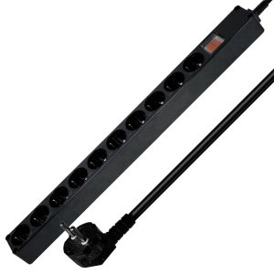 국산 멀티탭 블랙탭 10구 1.5m 16A 검정색