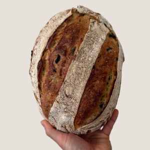 그린올리브 사워도우 / 샤워도우빵 깜빠뉴 비건 식사대용 천연발효 무설탕 노버터 건강빵