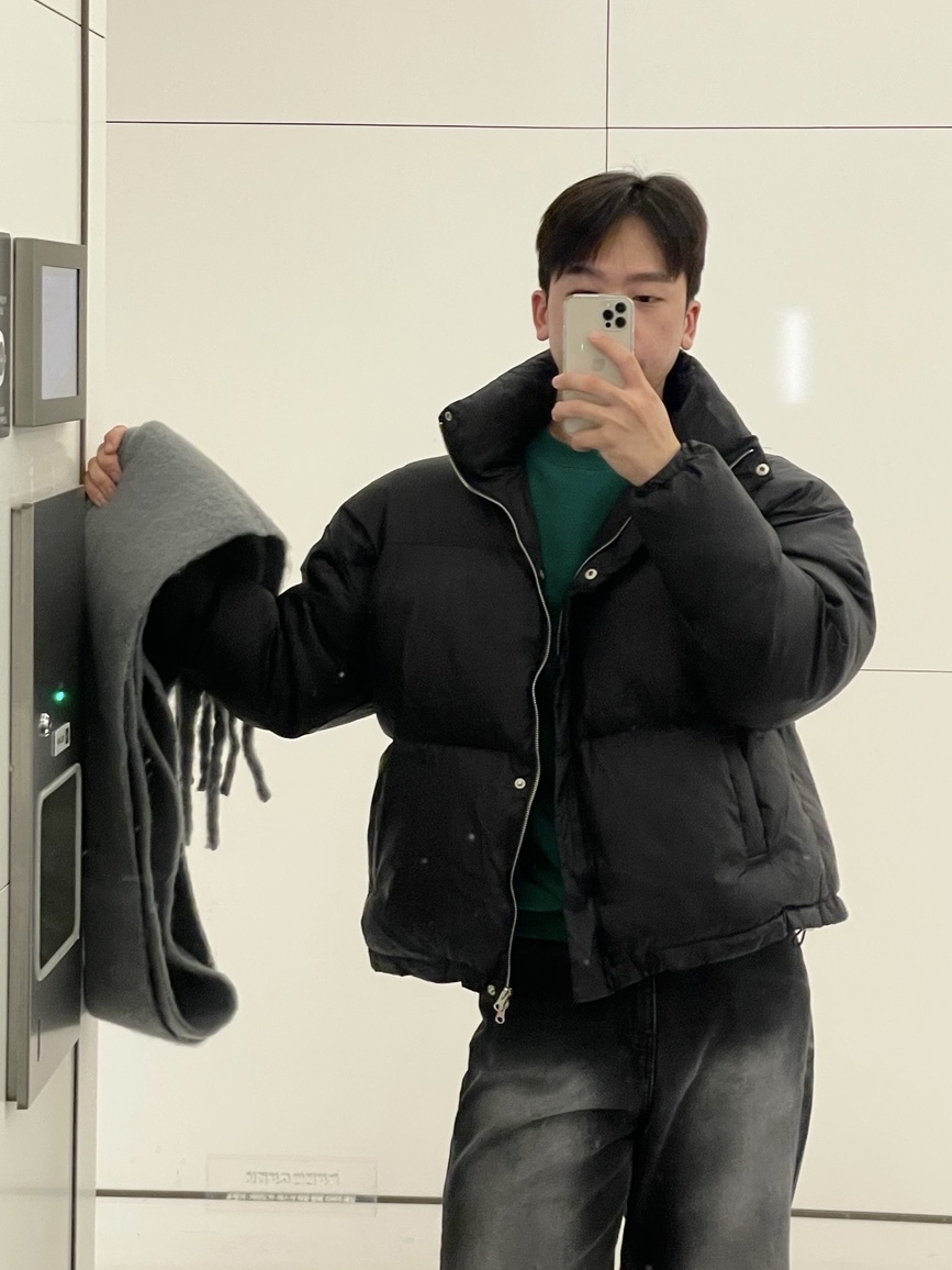 투웨이 마이크로화이버 패딩 two-way microfibre padded coat