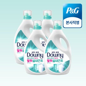 다우니 프리미엄 세탁세제 액체형 탈취실내건조 본품 3L 4개