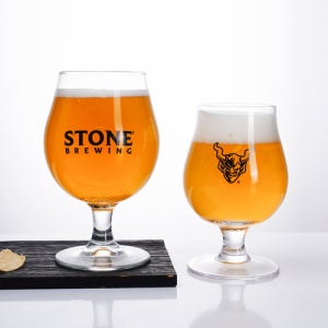stone brewing 스톤 맥주 글라스 튤립잔