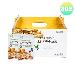 도라지배즙 국산 약도라지 진액 아기 유아 어린이 온가족 환절기 건강즙 30포