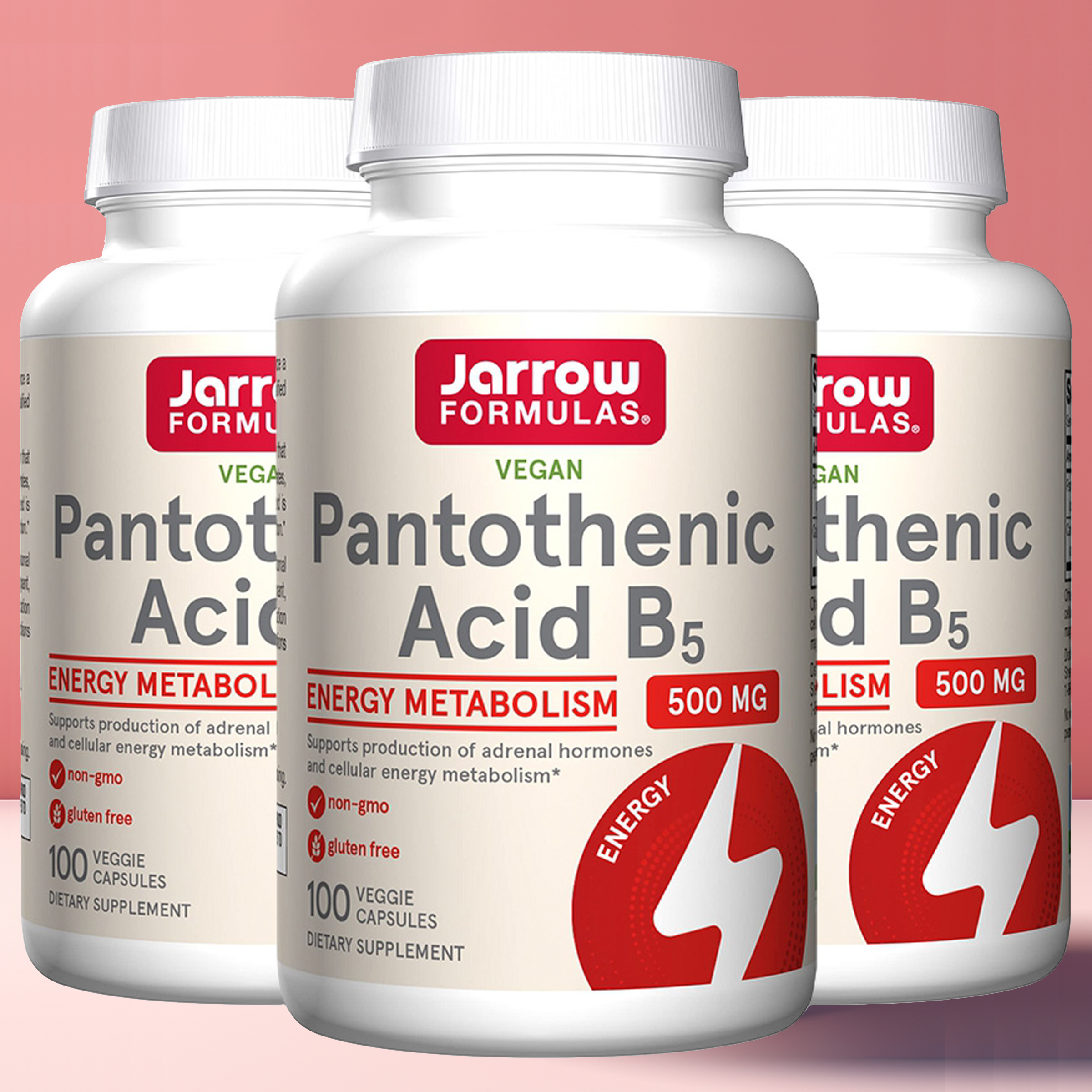 자로우 <b>판토텐산</b> <b>B5</b> 500mg 100캡슐 3통 재로우