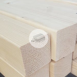 우드창고 가문비나무 70각 구조재 70X70X3600mm 스프러스 목조주택 건축자재