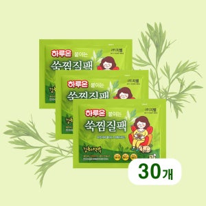 하루온 붙이는 쑥찜질팩 붙이는 핫팩 30개