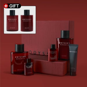 오딧세이 로맨틱 스페셜 2종 남성 스킨로션 세트 (스킨 130ml+에멀젼 130ml) + 로맨틱 2종 키트