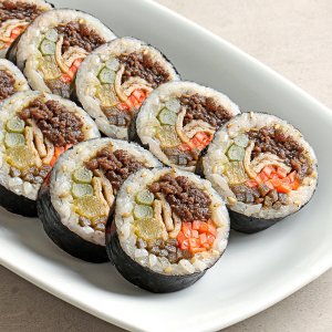 [설성목장] 한우 불고기 야채 김밥 아침 간편식 즉석 바바김밥 냉동