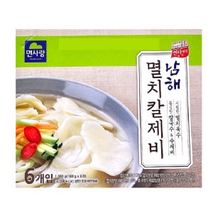 면사랑 남해 멸치 칼제비 180G X 6개 코스트코 번들