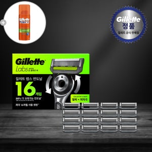 [추가적립]질레트랩스 딥클렌징바 면도날 16입+[별도배송]미니젤