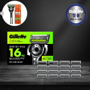 [추가적립]질레트랩스 딥클렌징바 면도날 16입+[별도배송]미니젤+랩스면도기