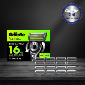 [추가적립]질레트랩스 딥클렌징바 면도날 16입