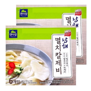 면사랑 남해 멸치 칼제비 180G X 6개 코스트코 번들 X 2박스