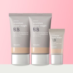 [미니어처 10g 증정] 한스킨 프리미엄 수퍼매직 비비크림 SPF35 45g 2개
