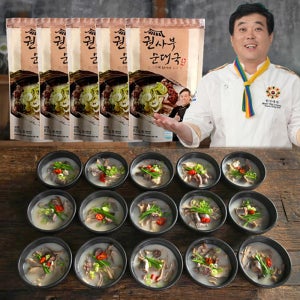 권사부 병천 사골 순대국 돼지 순대 국밥 5팩 15인분